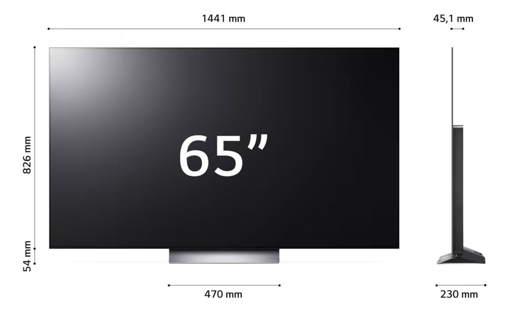 LG OLED55C31LA TV 55" 4K Ultra HD Smart TV Wi-Fi
